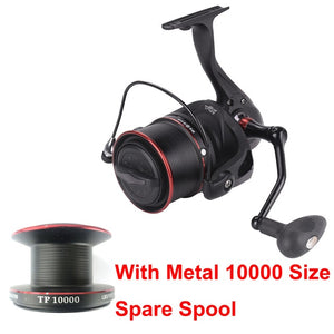 TP8000 Saltwater Spinning Reel 13 Stainless Steel Shielded Bearings Powerful Baking Finish Body 4.11 Gear Ratio With Spare